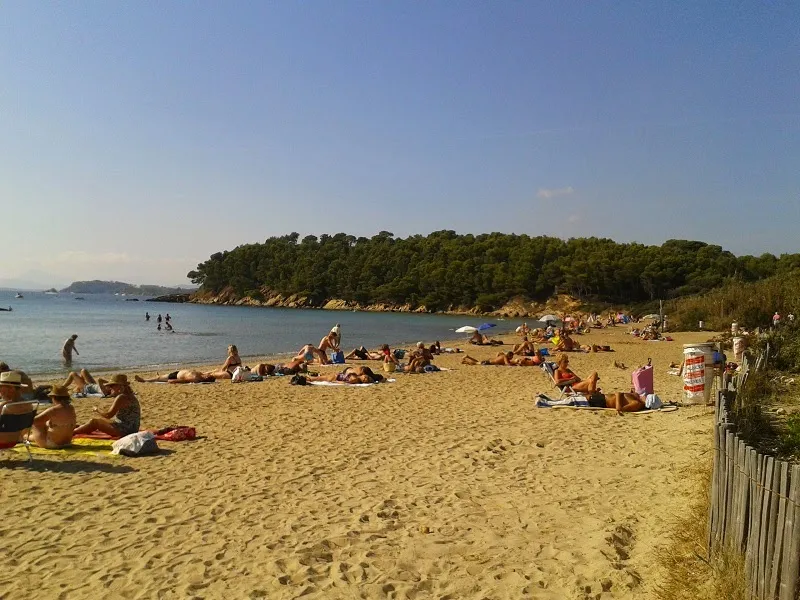 Cabasson beach in summer