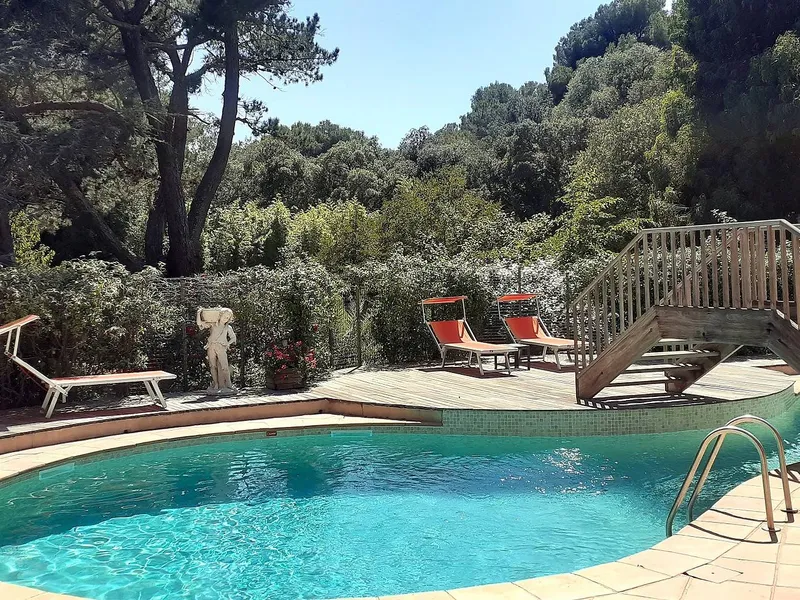 The swimming pool