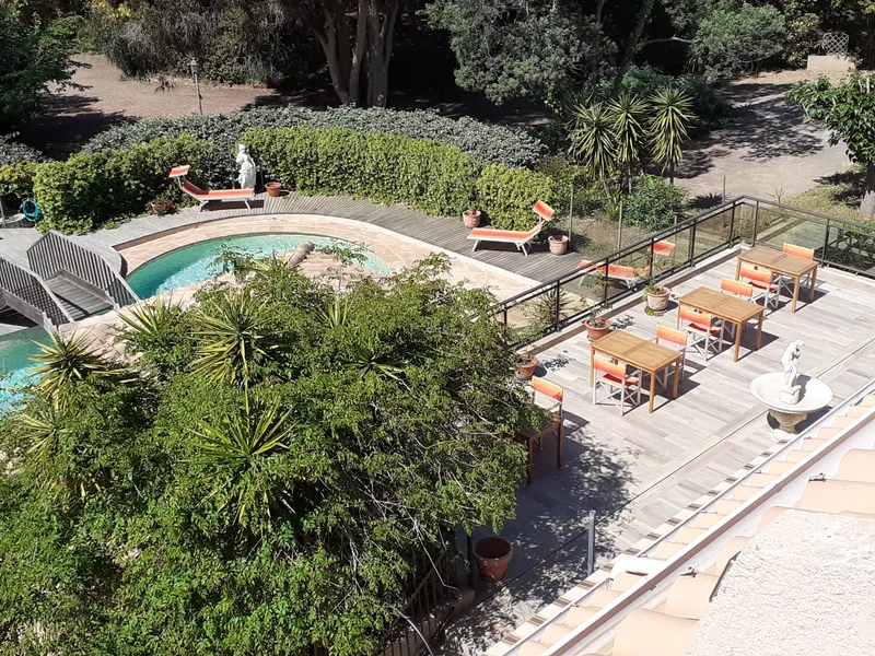 The swimming pool